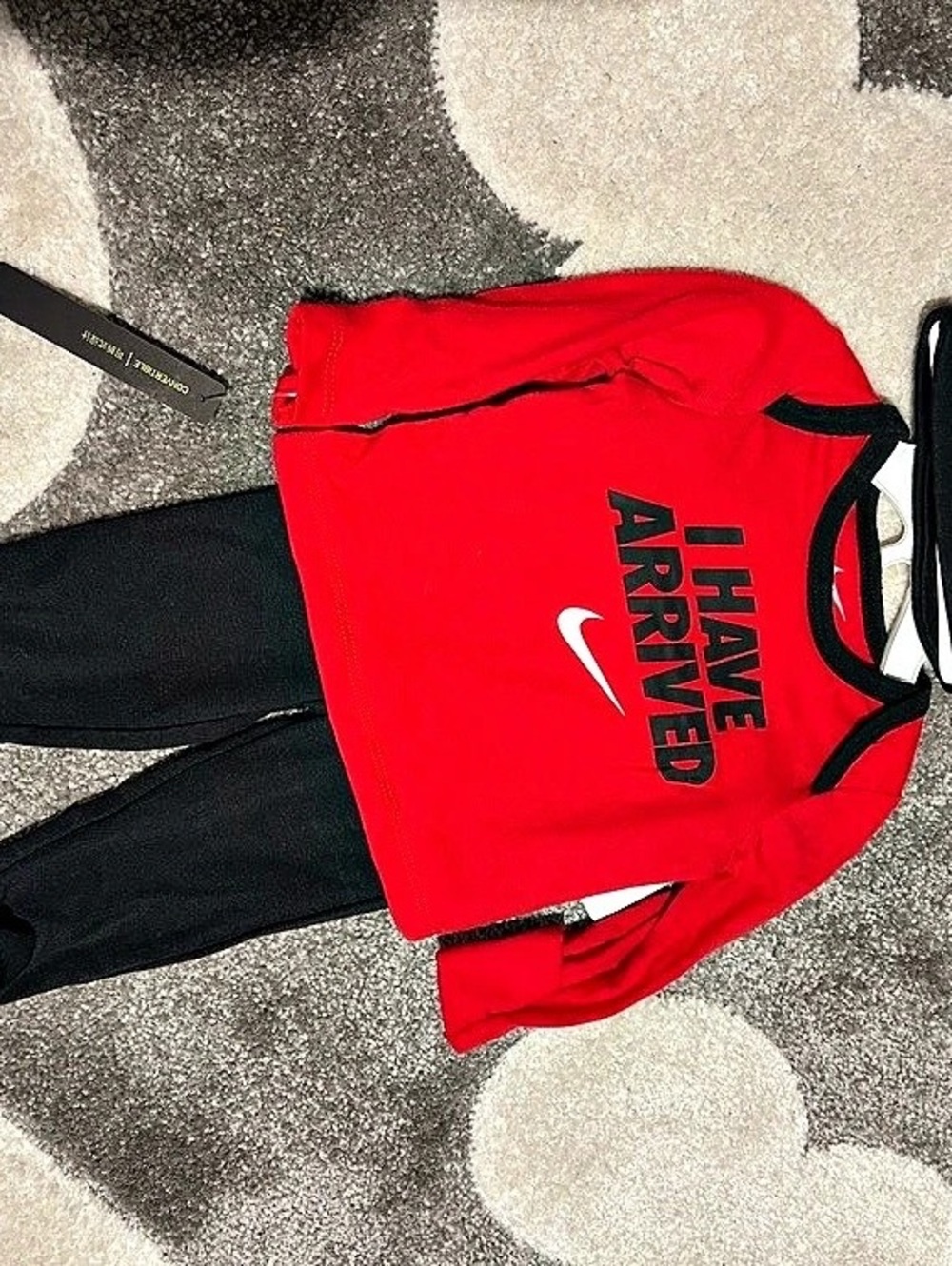 Nike I Have Arrived 3-Piece Set Red & Black